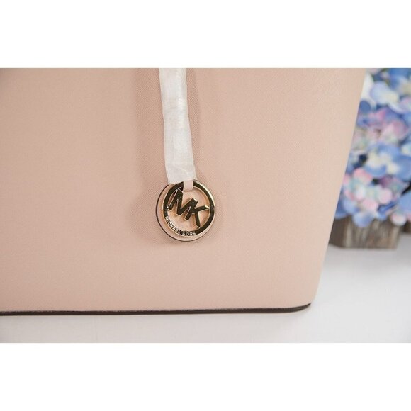 Michael Kors Soft Pink Saffiano Leather Multifunction Travel Tote Bag NWT - Picture 2 of 7